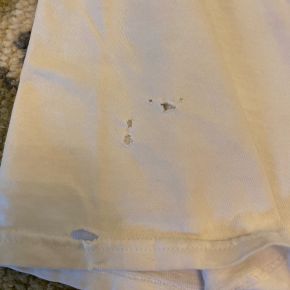 Kansas Jayhawks 1997 1,000 Points Club Hanes Size XL Color White-Flaws - Picture 7 of 8